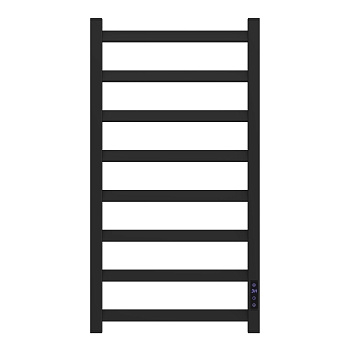 Полотенцесушитель электрический Point Атлант PN18848B П8 400x800, диммер справа, черный