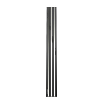 Полотенцесушитель электрический Point Пиано PN19722BC 150x1200 диммер слева, черный/хром