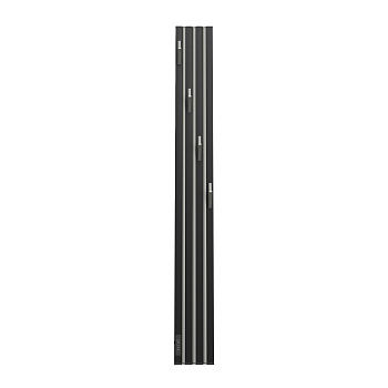 Полотенцесушитель электрический Point Пиано PN19722BGB 150x1200 диммер слева, черный/графит блеск